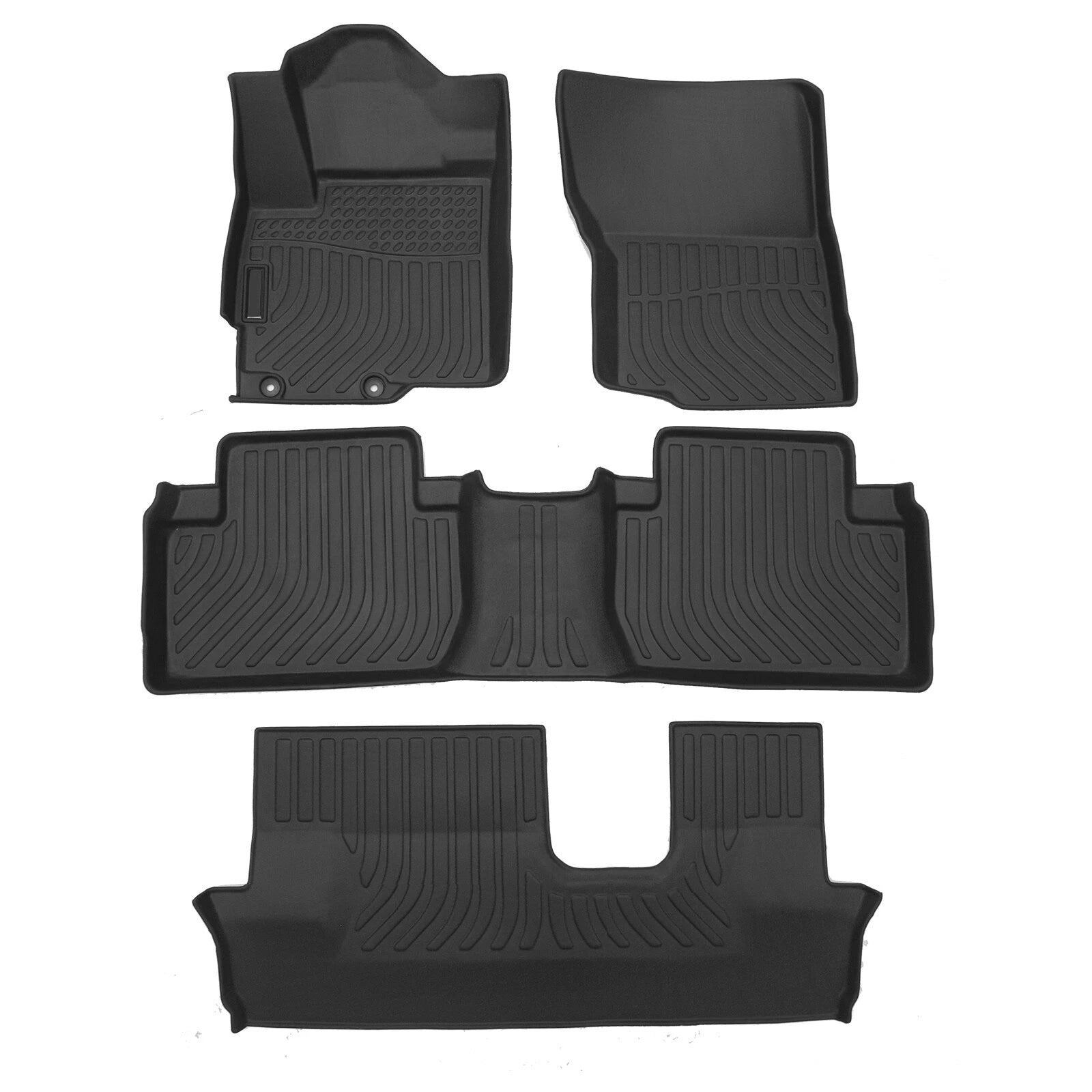 Set of 4 TPE Rubber All Weather Floor Mats for Mitsubishi Outlander (2014–2021)