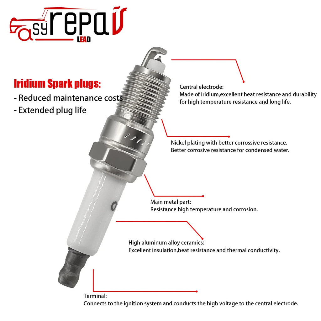 8X Iridium Spark Plug for Ford Mustang Crown Victoria Explorer (1997–2019)