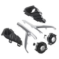 Bumper Fog Light Lamp Set with Bezel Frame & Chrome Trim for GMC Terrain (2018–2021)