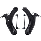 Set of 4 Front Suspension Lower Control Arms with Ball Joints for Nissan Rogue (2008–2013)