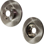 Front Brake Disc Set for Honda Civic (2006–2020) Plain Surface
