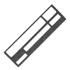 CD Button Panel Cover Trim for BMW 3 Series E36 (1994–1996) Suede Black