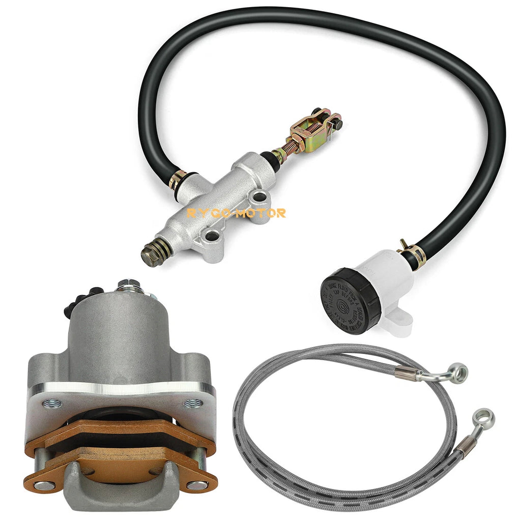 Rear Brake Caliper Line Kit for Polaris Sportsman 400 450 800 (2000–2014)