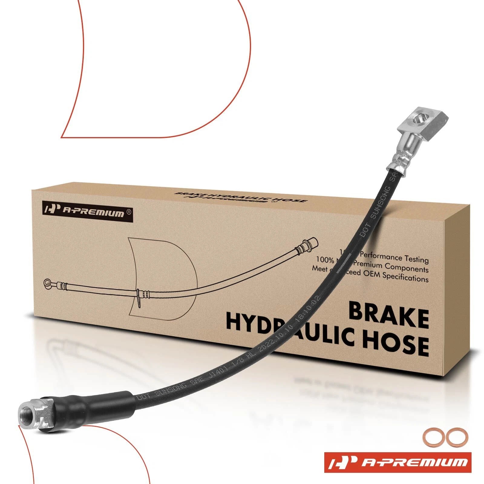 Rear Left Brake Hydraulic Hose for Chevy Corvette (2011–2013)