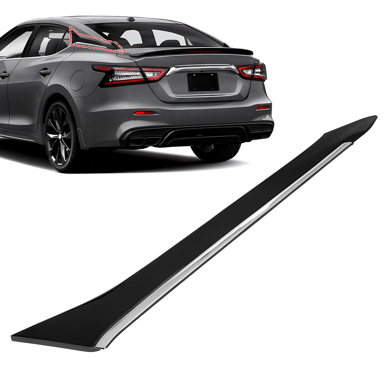 LH Rear Pillar Molding Trim for Nissan Maxima (2016–2021)