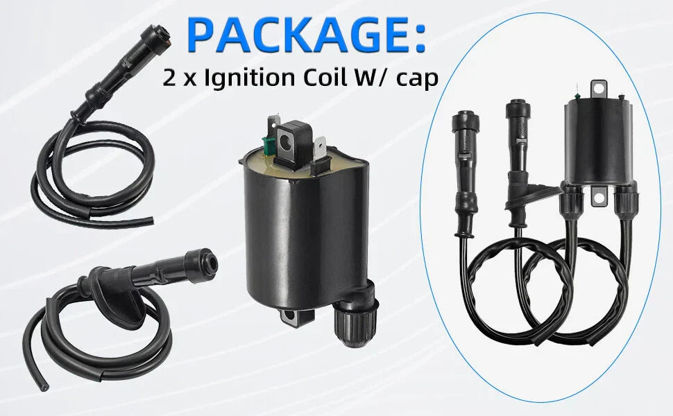 Ignition Coil Spark Plug Cap 2 x for Honda Shadow VT750