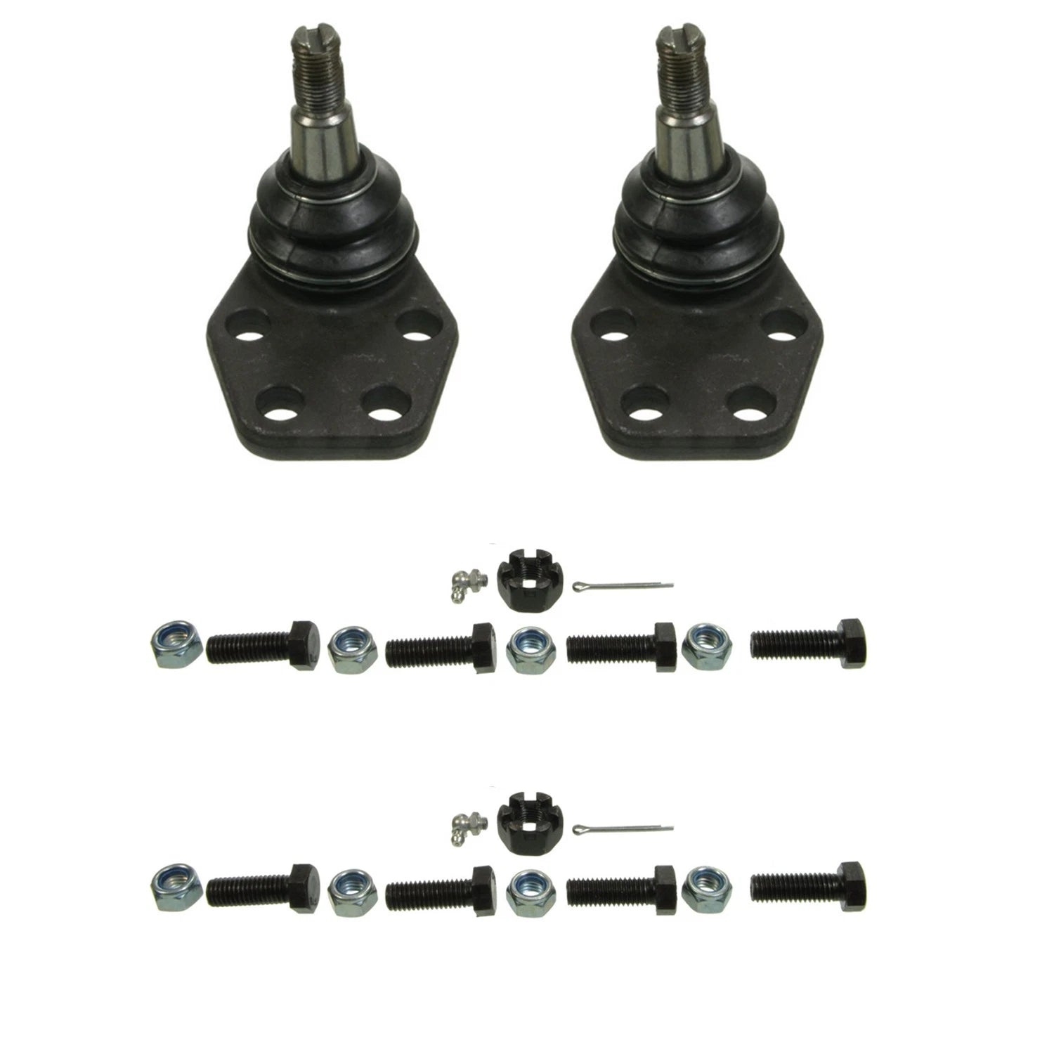 Set of 2 Front Lower Suspension Ball Joints for Dodge Ram 1500 RWD (2000–2001)