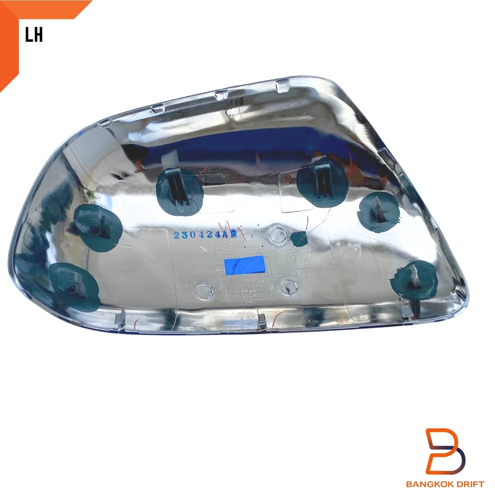 Left Chrome Outer Mirror Cover for Toyota Hilux Ute Vigo (2005-2014)