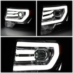 LED DRL Smoked Amber Signal Projector Headlight for Ford F150 (2009–2014)