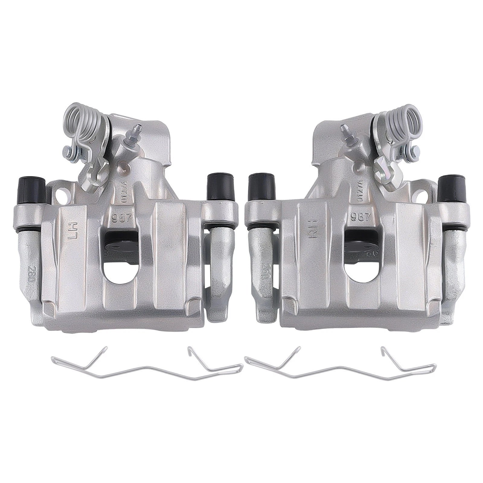 Set of 2 Rear Brake Calipers with Bracket for Mazda 3, Ford C-Max, Escape (2013–2019)