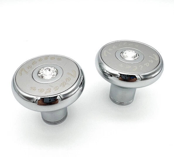 Air Valve Knob Chrome Clear Diamond Deluxe for Peterbilt Kenworth