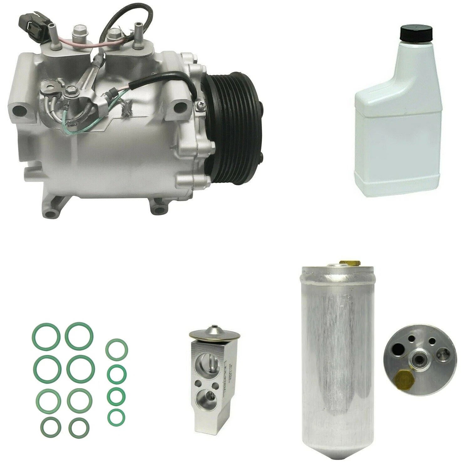 A/C Compressor and Clutch Kit Replacement for Honda Civic (1996–2000)