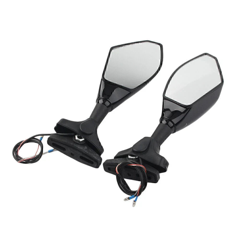 LED Turn Signal Rearview Mirrors for Honda Kawasaki Yamaha YZF R6S (2006-2016)
