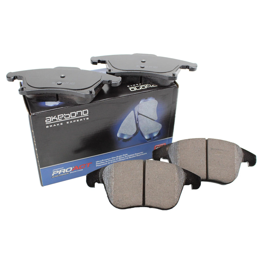 Set of 4 Akebono ProAct Ultra Front Ceramic Brake Pads for Ford Fusion Lincoln MKZ (2013–2020)