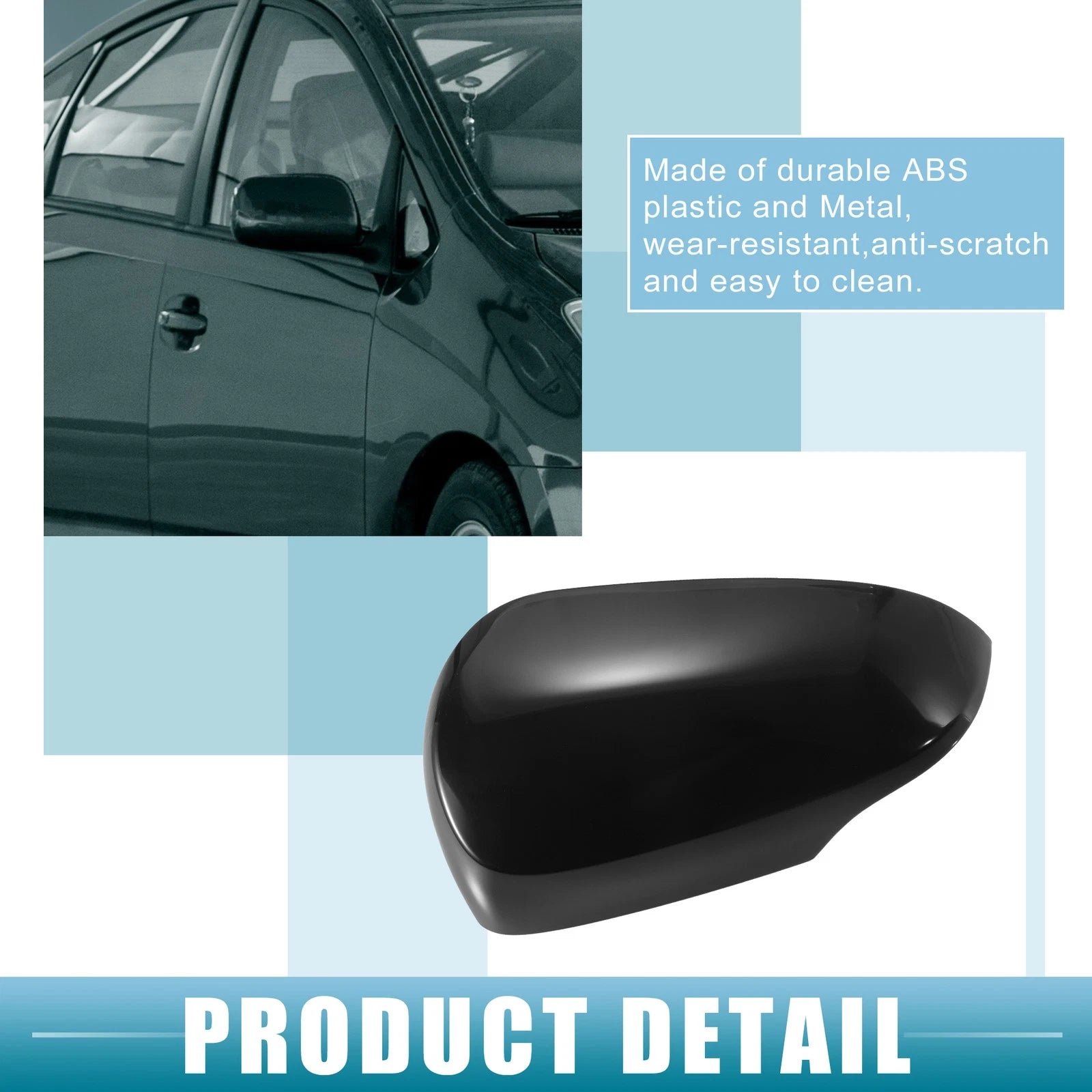 Left Rearview Mirror Cover No. 8794552170B3 for Toyota Prius C (2012–2019)