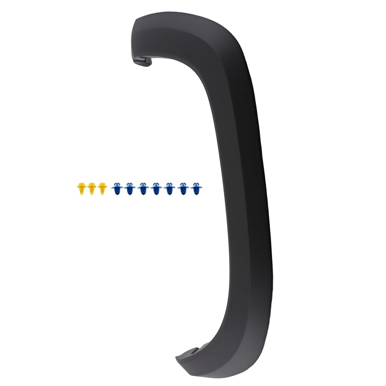 Passenger Right Molding Trim for Toyota Tacoma (2016–2021) Black Rear Side
