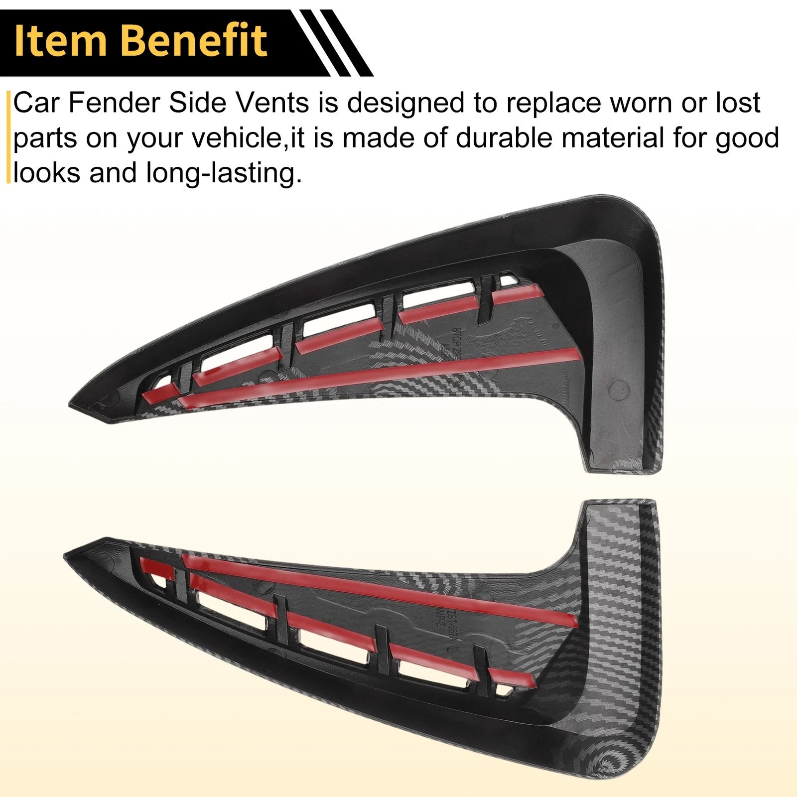 Air Flow Fender Vent Cover Trim for BMW X5 F15 (2014–2018) - Carbon Fiber, 1 Pair