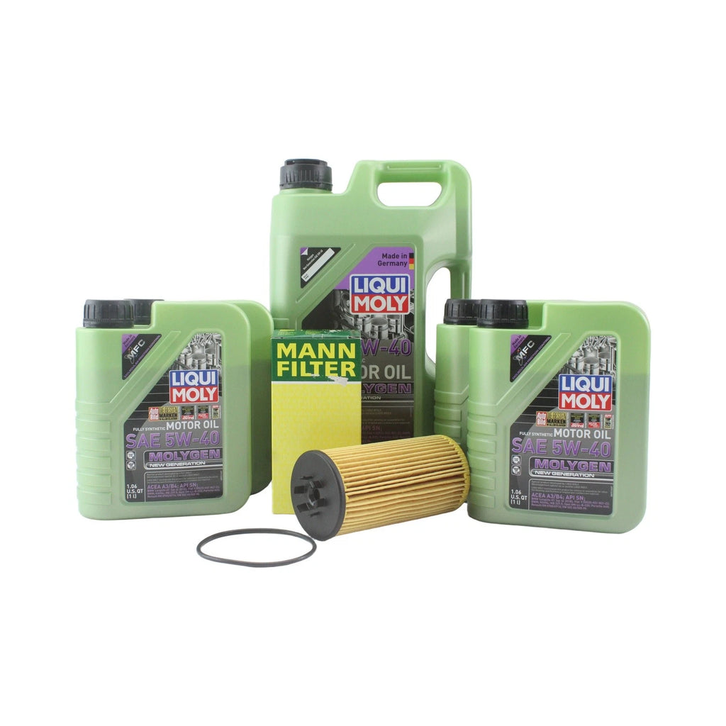 Oil Change Kit 9L Liqui Moly Molygen 5W-40 for Audi BHF/BNK (2002–2009)