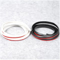 5M Slanted T-Type Rubber Gasket Weatherstrip for Car Side Sills & Headlights