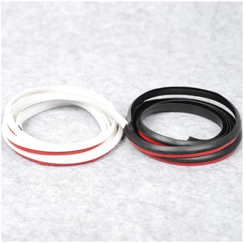 5M Slanted T-Type Rubber Gasket Weatherstrip for Car Side Sills & Headlights