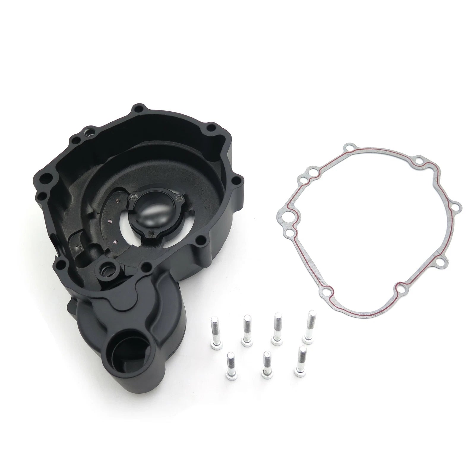 Black Left Engine Stator Cover for Suzuki GSXR 600 750 (2006–2024)