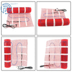 Electric Radiant Floor Heating Mat Kit for Tile (30 Sqft, 120V)