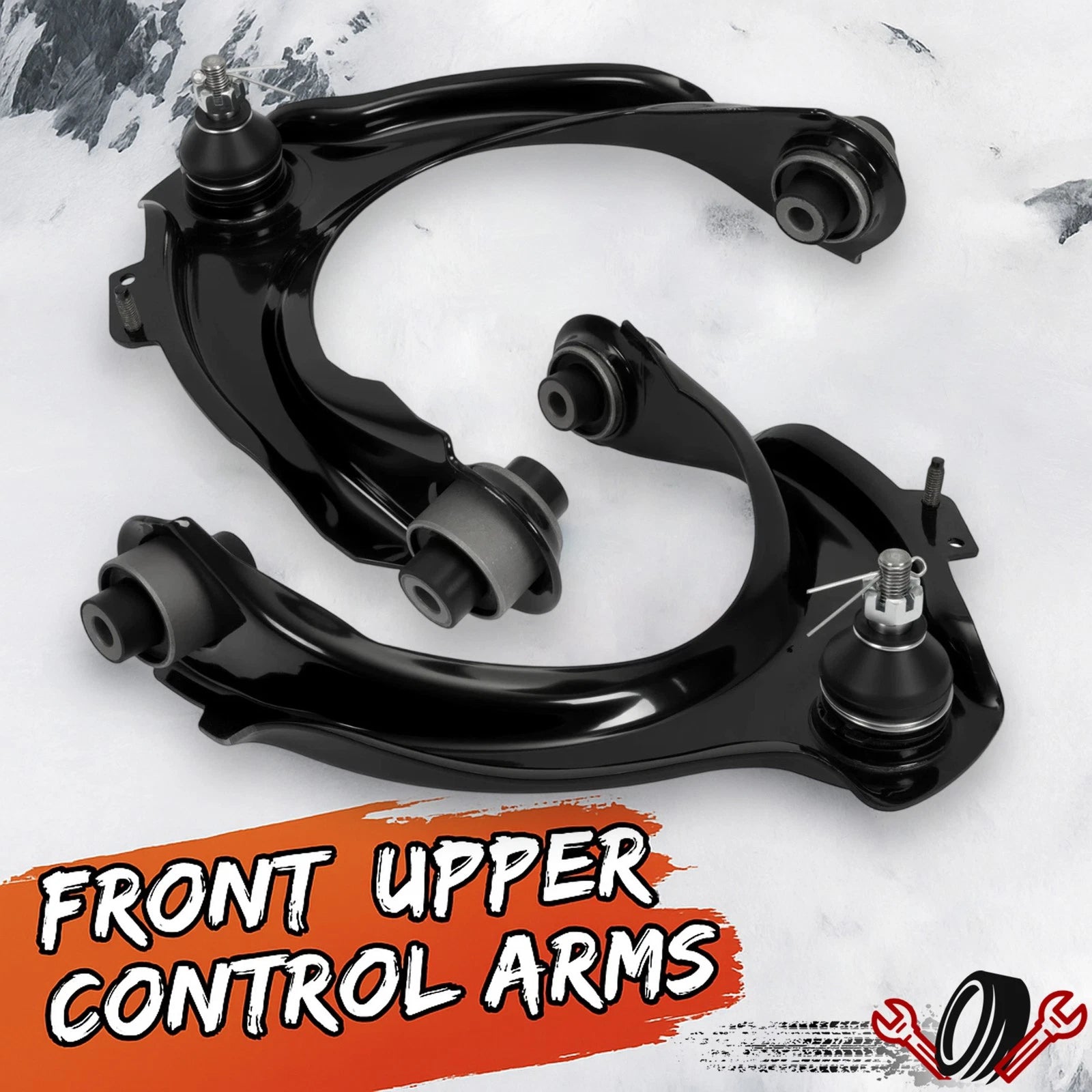 Set of 2 Front Upper Control Arms with Ball Joints for Honda Accord Acura TSX (2003–2008)