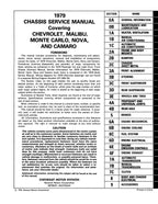 Service Manual for Chevrolet (1979)
