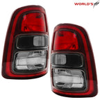 Set of 2 Tail Lights for Dodge Ram 2500 3500 (2019–2023) Halogen Black Trim