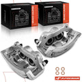 2X Rear Disc Brake Calipers w/ Bracket for Dodge Ram 3500 (2003–2008)