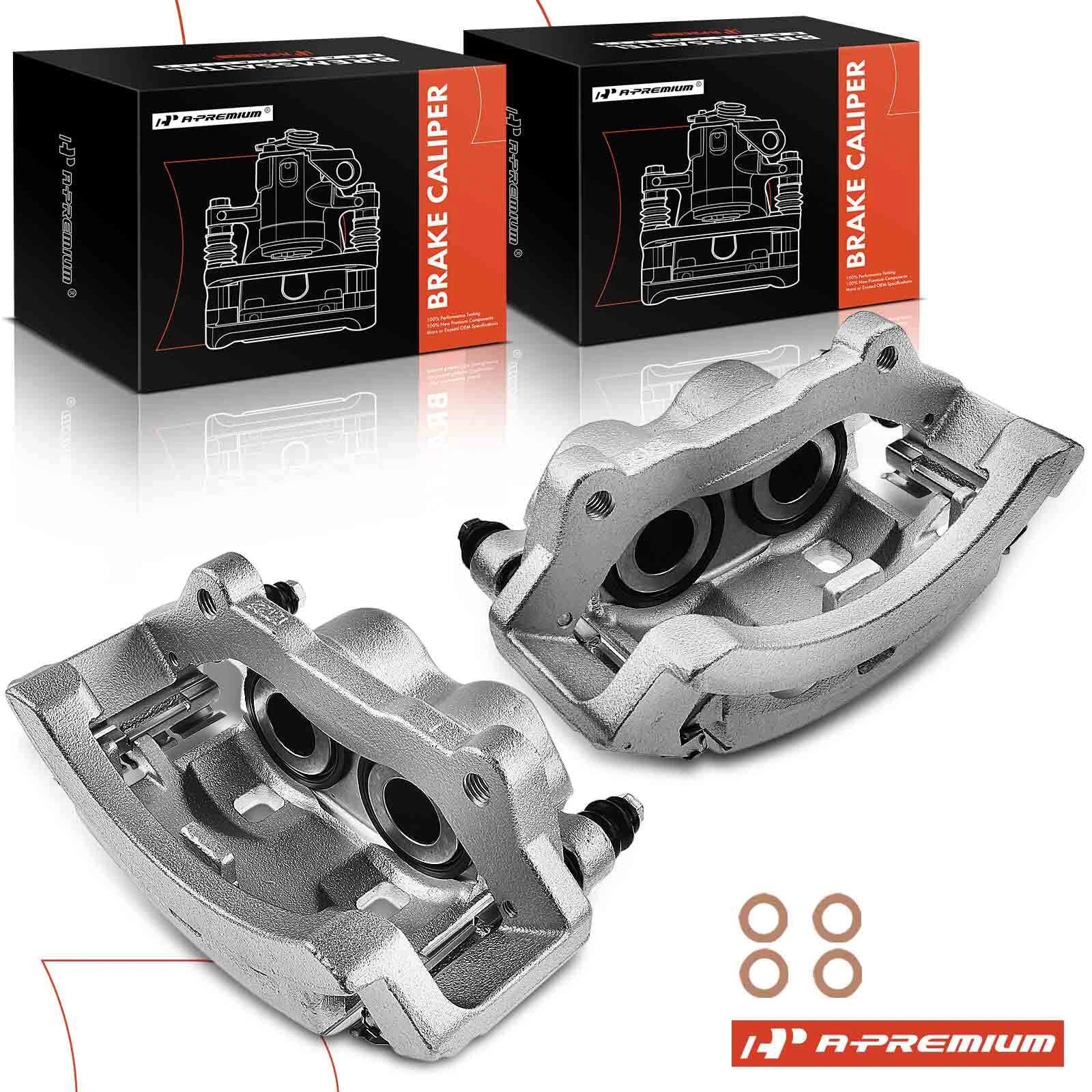 2X Rear Disc Brake Calipers w/ Bracket for Dodge Ram 3500 (2003–2008)