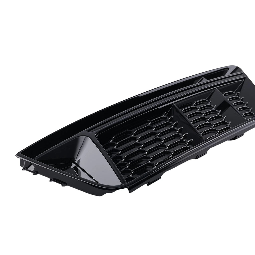 2X Fog Light Grille Lower Bumper Cover for Audi A4 B9 (2016-2018)