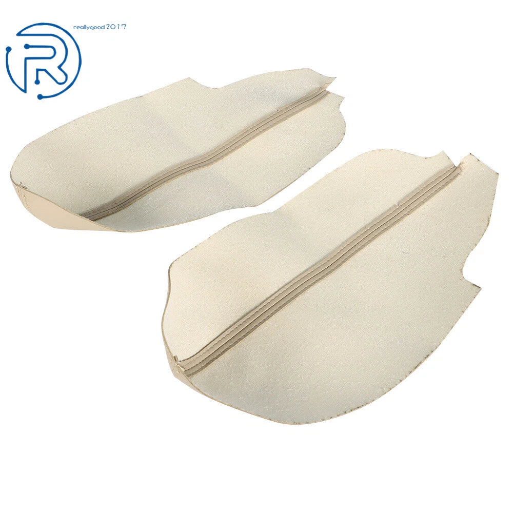 Beige Leather Synthetic Door Panel Armrest Cover for Acura TSX (2009-2014)