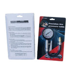 Mechanical Tire Pressure Gauge Portable Stainless Steel with Hose for Car Use