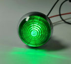 1-1/4in Dual Function Green LED Marker Light for Mini Moon Chrome (1)