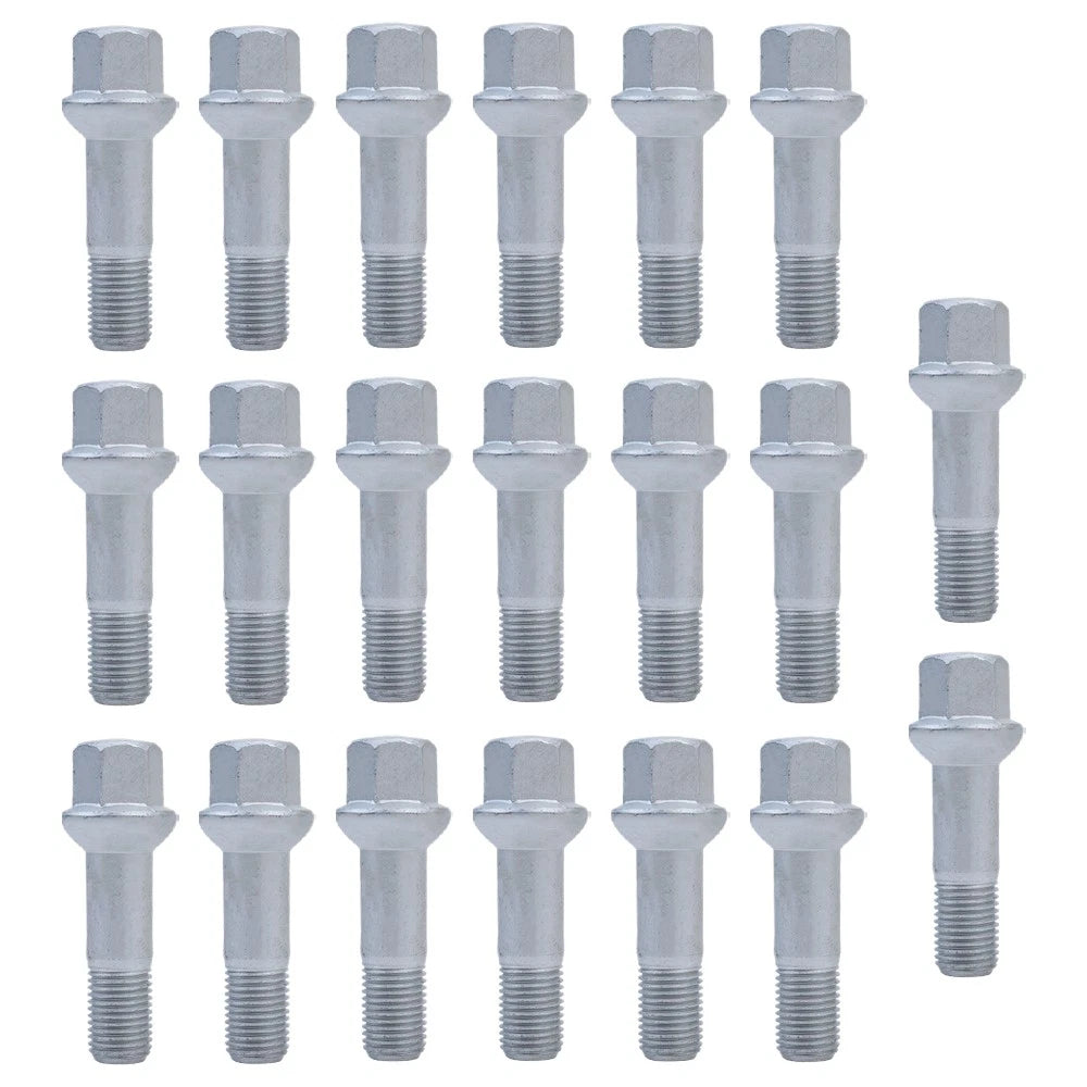 20pcs Wheel Lug Bolts Nuts Kit for Mercedes-Benz ML350 S500 GLK350 (0009905307)