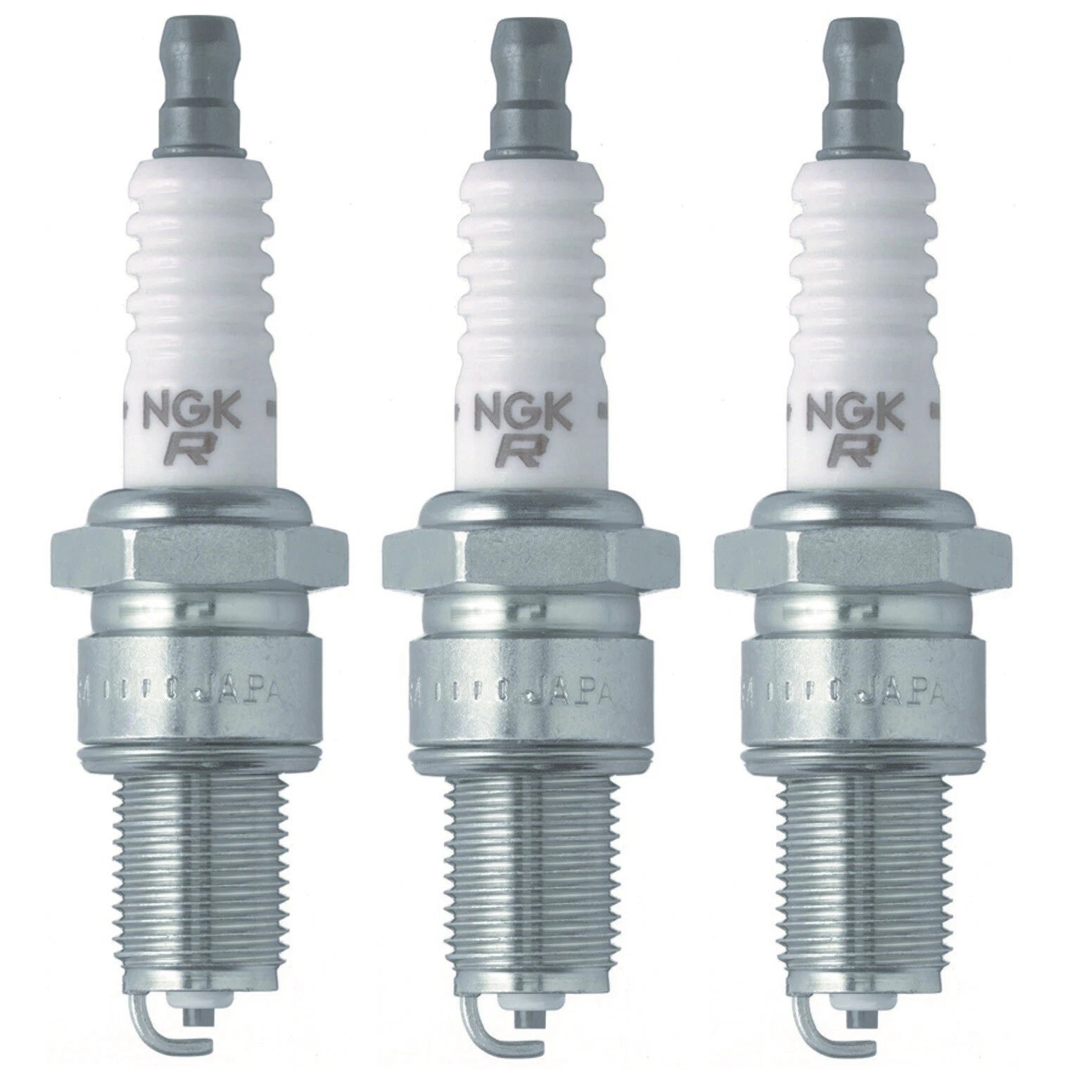 Set of 3 NGK V-Power Nickel Spark Plugs for Chevrolet Sprint, Daihatsu Charade