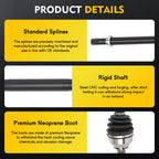 Front Right CV Axle for Nissan Rogue (2008–2013) AWD