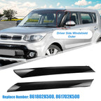 Pair Windshield A-Pillar Trim Panel for Kia Soul (2010–2013) 861802K500