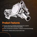 High Volume Water Pump for Small Block Chevy 283 305 327 350 400 (1969–1987)