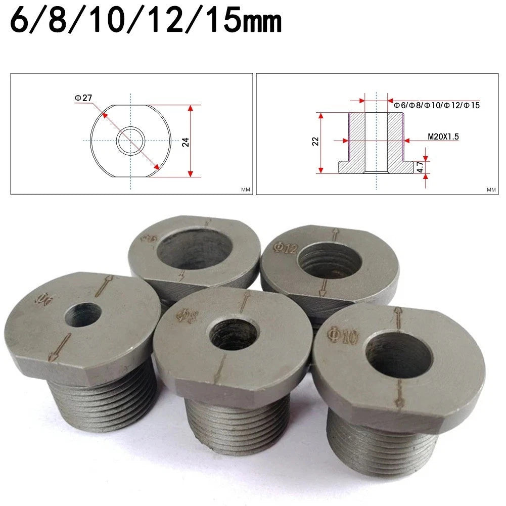 3X Drill Sleeve Locator Accessories for Automotive Applications (6-15mm)