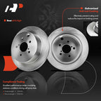 Rear Disc Brake Rotor & Pads + Wheel Hub for Subaru Impreza (2012–2016)