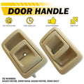 Set of 2 Interior Door Handles Beige for Toyota Tacoma (2001–2004), Camry (1987–1991)