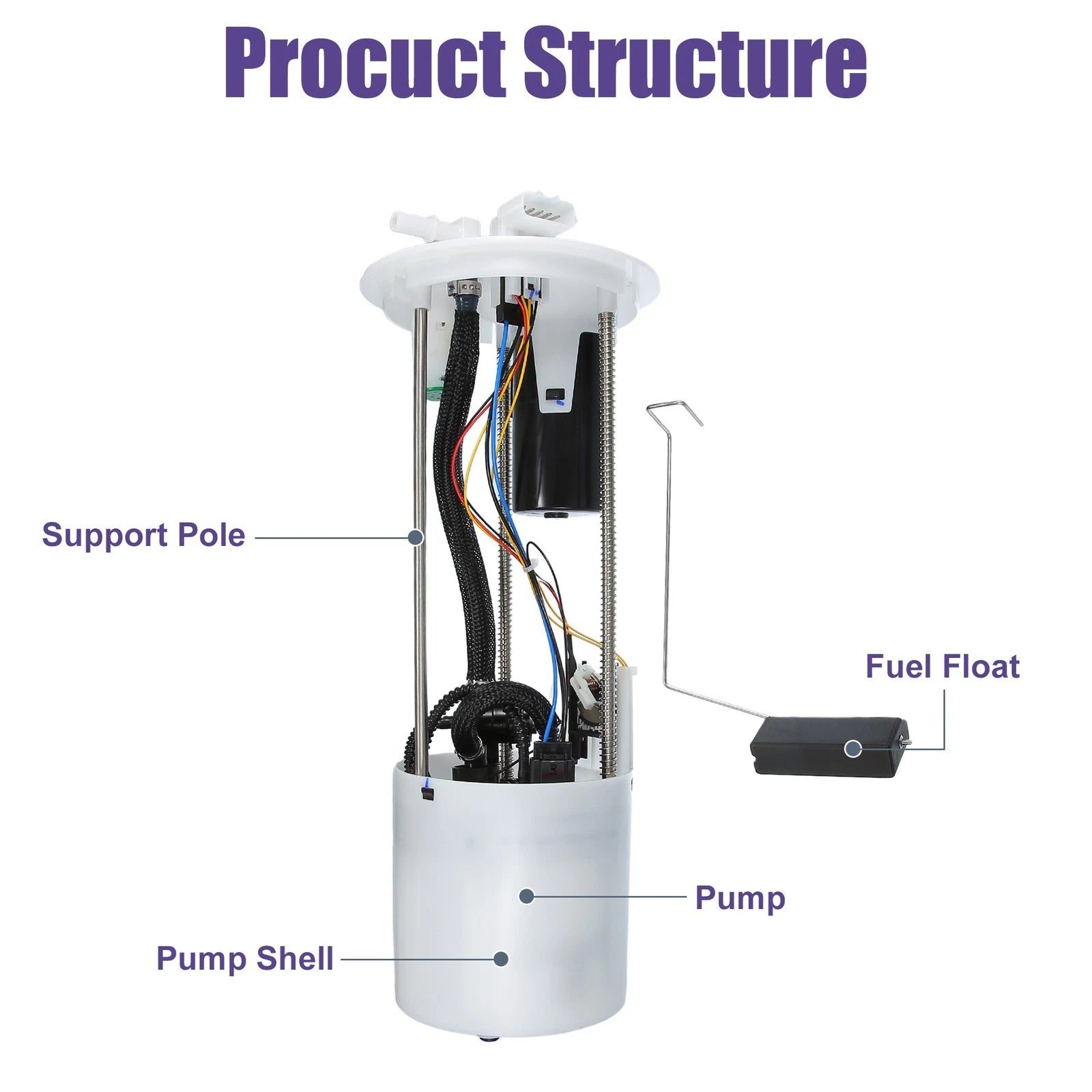 Electric Fuel Pump Assembly 170407S000 for Nissan Titan V8 5.6L (2004–2015)
