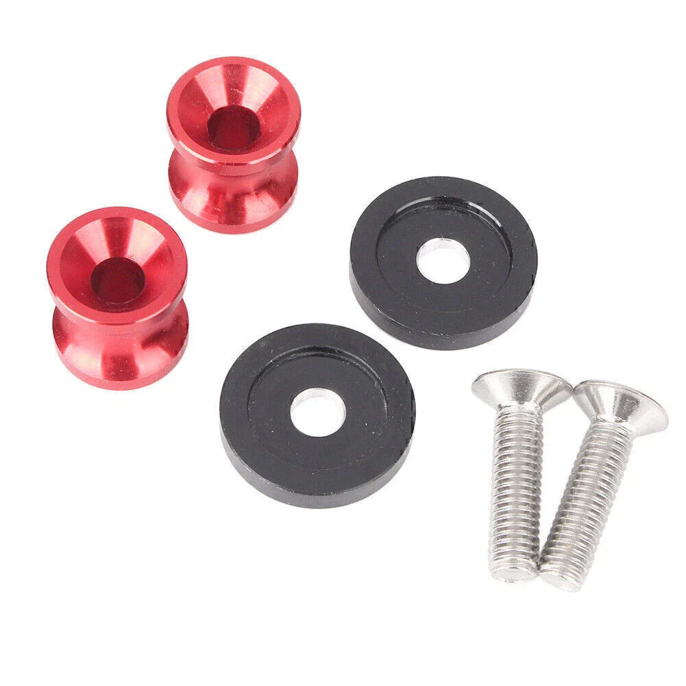 8mm Swingarm Sliders Spools Red for Honda Suzuki Ducati Motorcycles