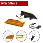 Amber LED Side Marker Lights for Mercedes Benz CLS-Class (2006–2011)