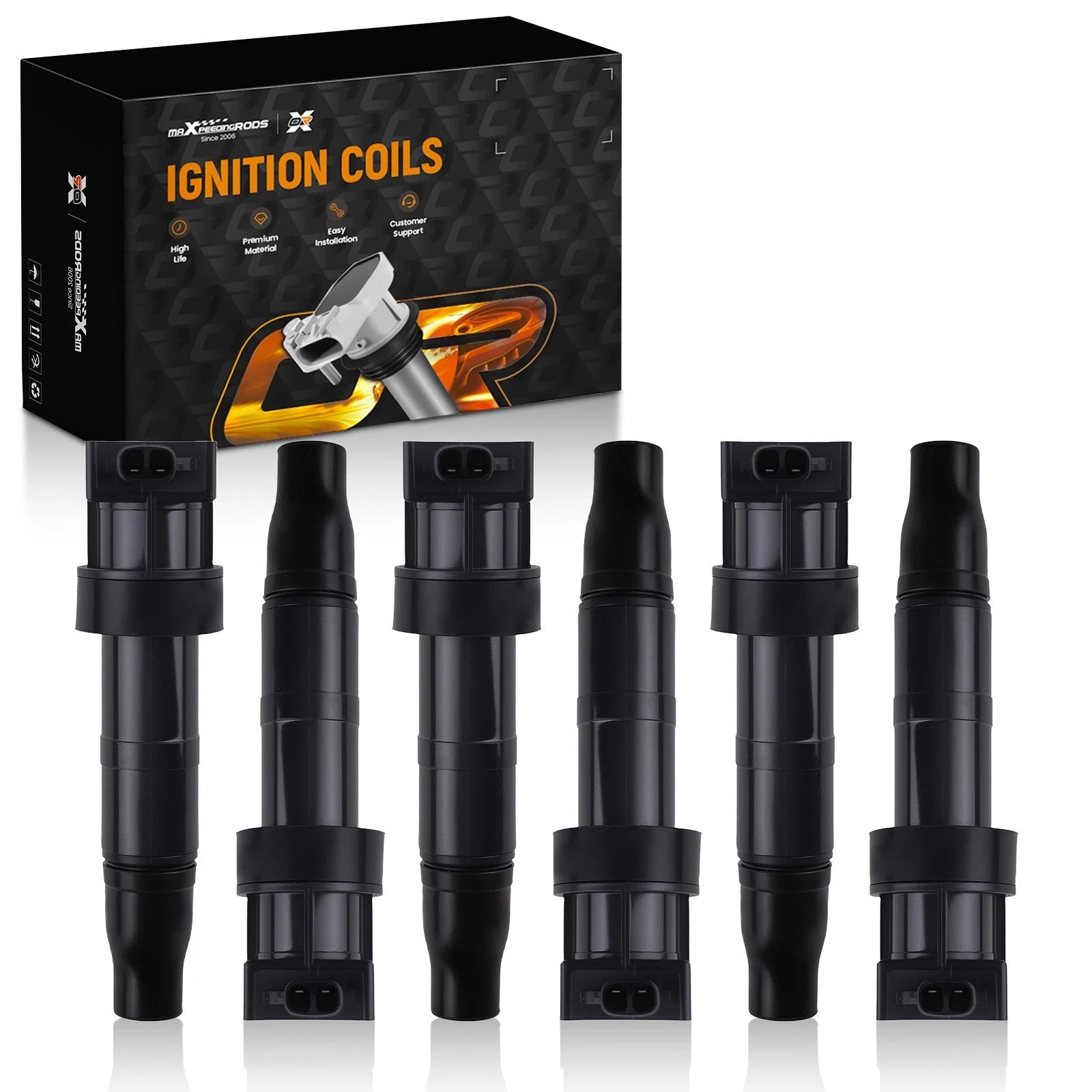 Ignition Coil Pack Set for Hyundai Kia 3.3L 3.5L 3.8L (2006–2015)