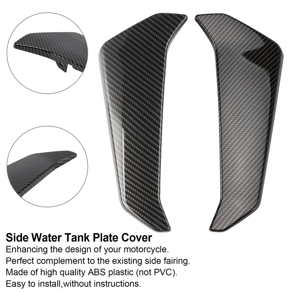 Carbon Side Water Tank Plate Cover for Yamaha MT-09 FZ09 (2017–2021)