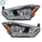Set of 2 Halogen Headlights for Nissan Kicks S SV (2018-2020)