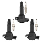 3X Ignition Coil & Spark Plug Pack for Smart Fortwo 1000CC L3 (2008–2015) UF681